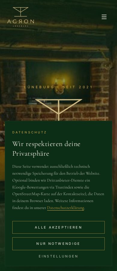 Vorschau agron-lueneburg.de – mobile