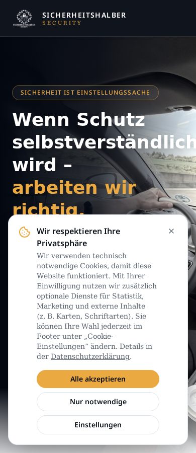 Vorschau sicherheitshalber-security.de – mobile